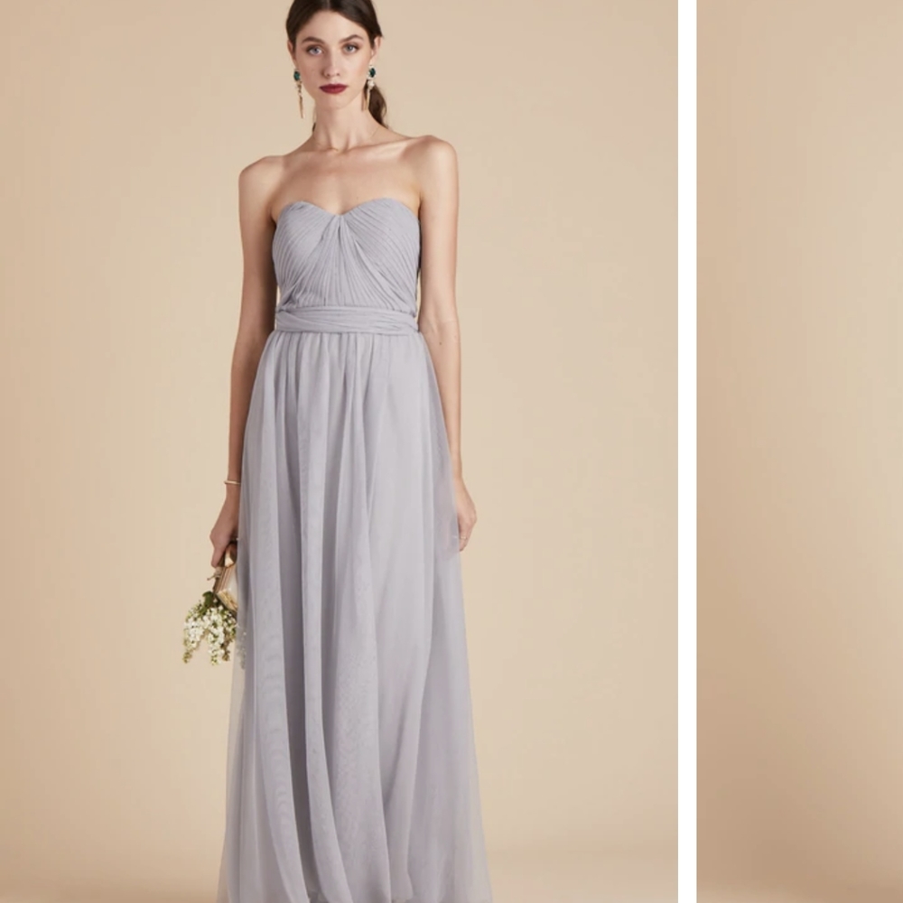 Birdy Grey Tulle Silver Christina convertible dress